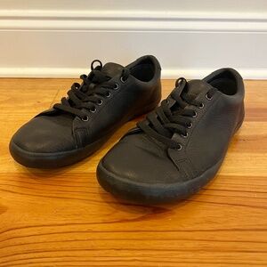 Birchbury Shoes Mens 10 Black Bramfords Barefoot Minimalist Leather Sneakers